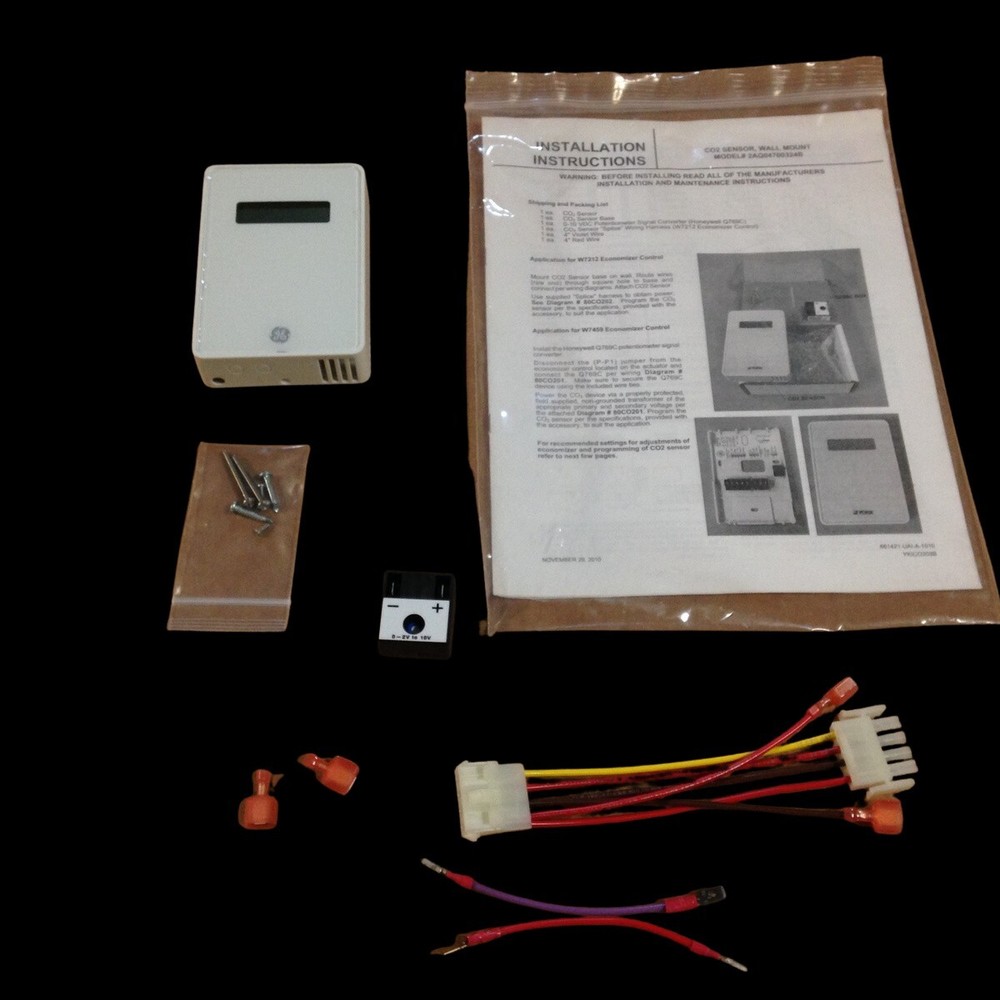 JOHNSON CONTROLS CO2 Sensor Kit Wall Mount 80-CO2-03B 2AQ04700324B