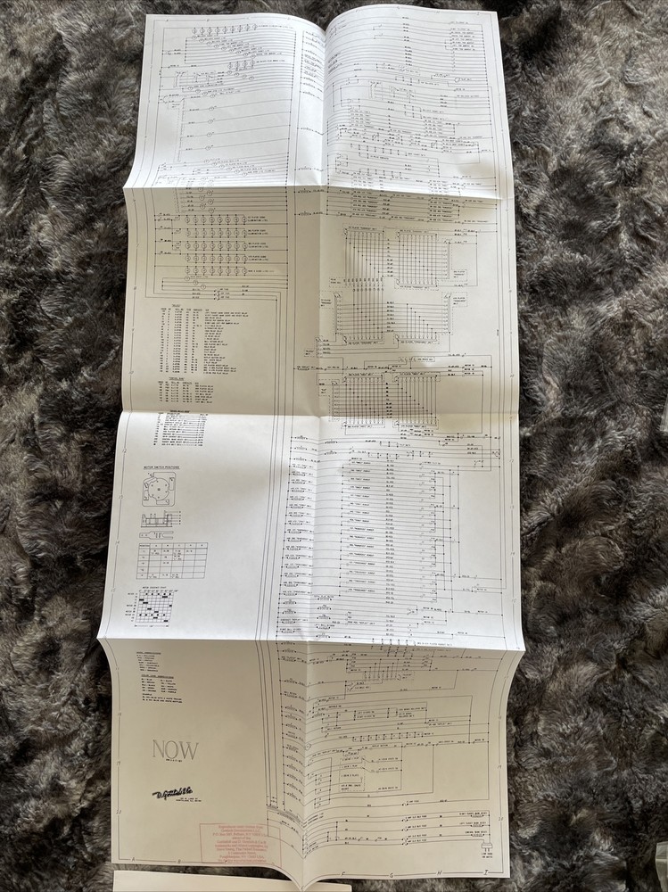 Gottlieb Now Manual / Wiring Schematic Diagram