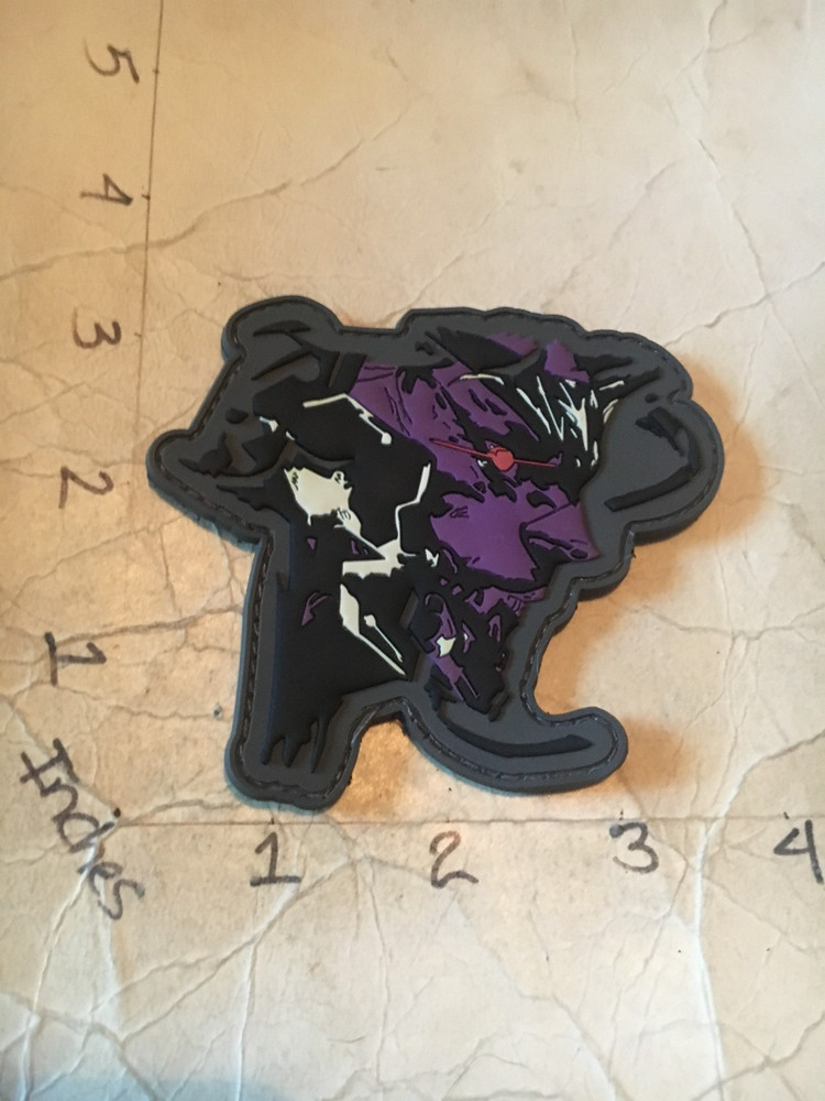 April 2018 Raiden morale PVC patch with hook & loop back 7/6/25