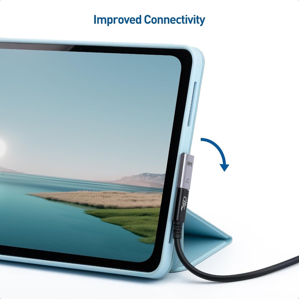 Cable Matters Combo-Pack 40Gbps Vertical Right Angle USB-C Adapter Kit