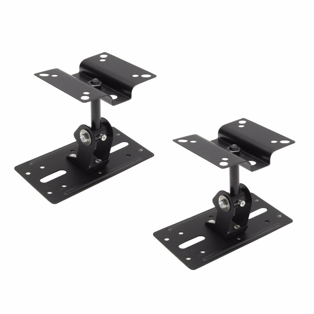 Pair Universal 360° Rotation Satellite Speaker Bracket Ceiling Wall Mount Holder