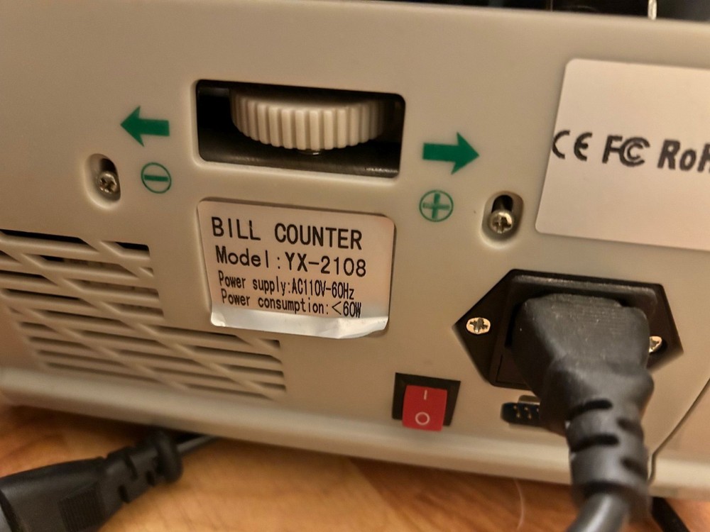 Bill Counter Model 2108 YX