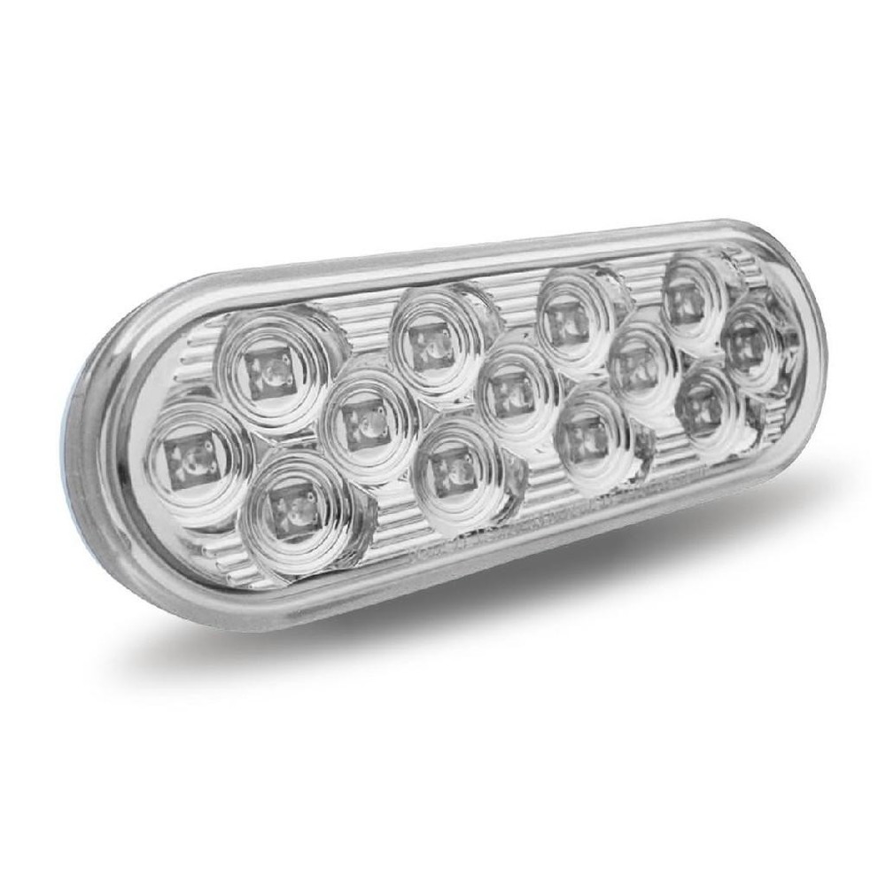 White Back-Up Mirror LED Oval Light  (13 Diodes)