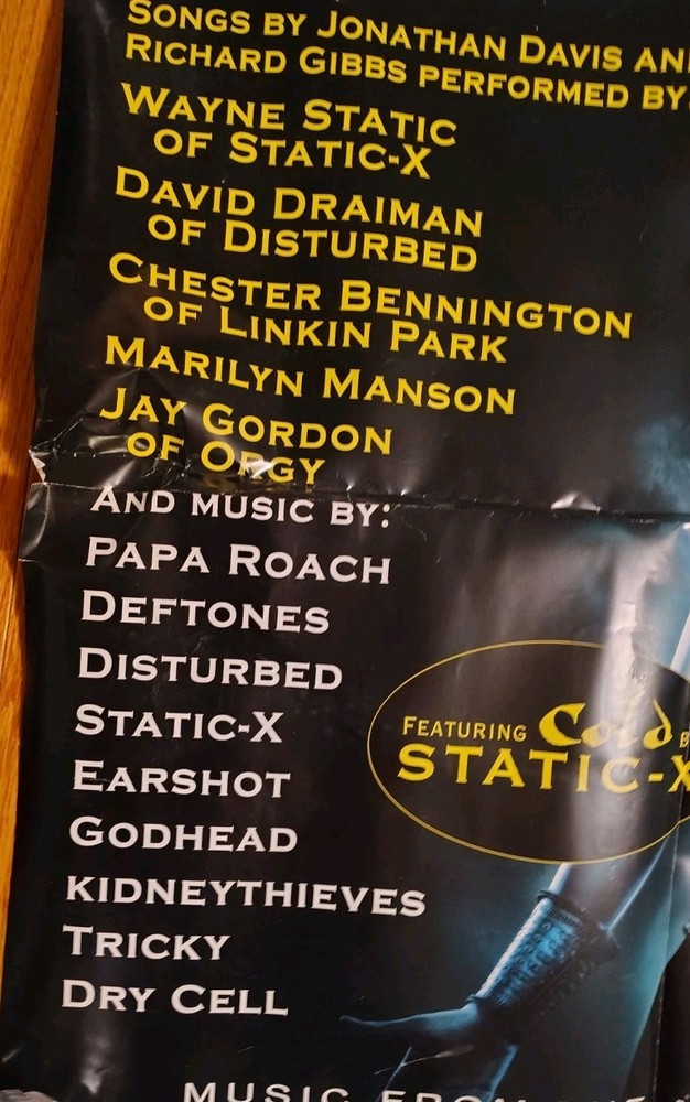 Vintage Queen Of The Damned 2002 Promo Poster Soundtrack Aaliyah 24 X 24