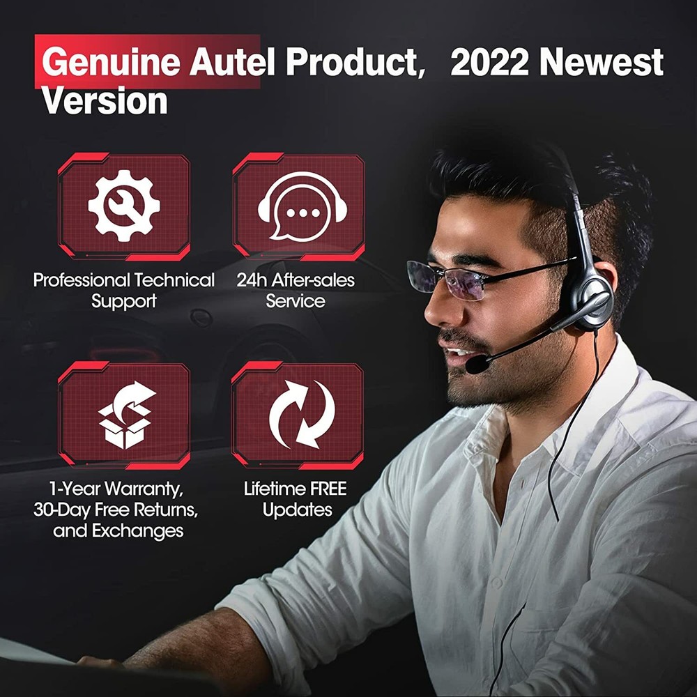 Autel MaxiTPMS TS508WF TPMS Programming Scanner Tool+ 4PCS TPMS MX-Sensor Metal