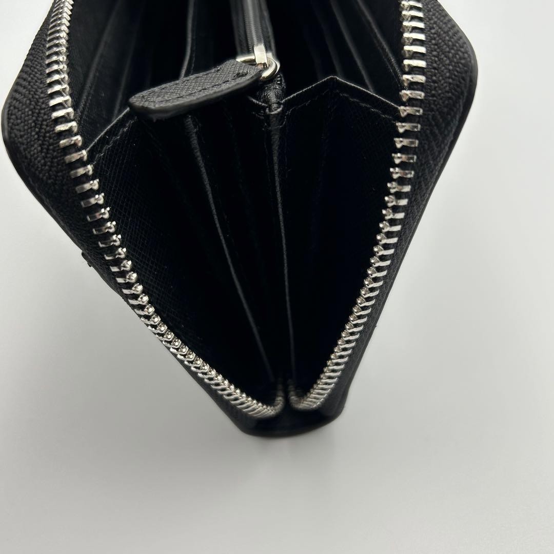 COACH x PEANUTS Long Wallet Snoopy Woodstock Leather Zip Black New F/S