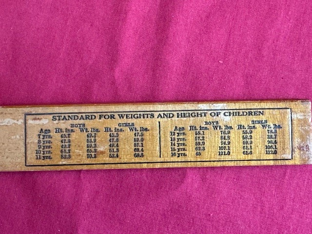 Vtg The Patriot The Evening News Newspaper Harrisburg PA Advertising Wood Ruler