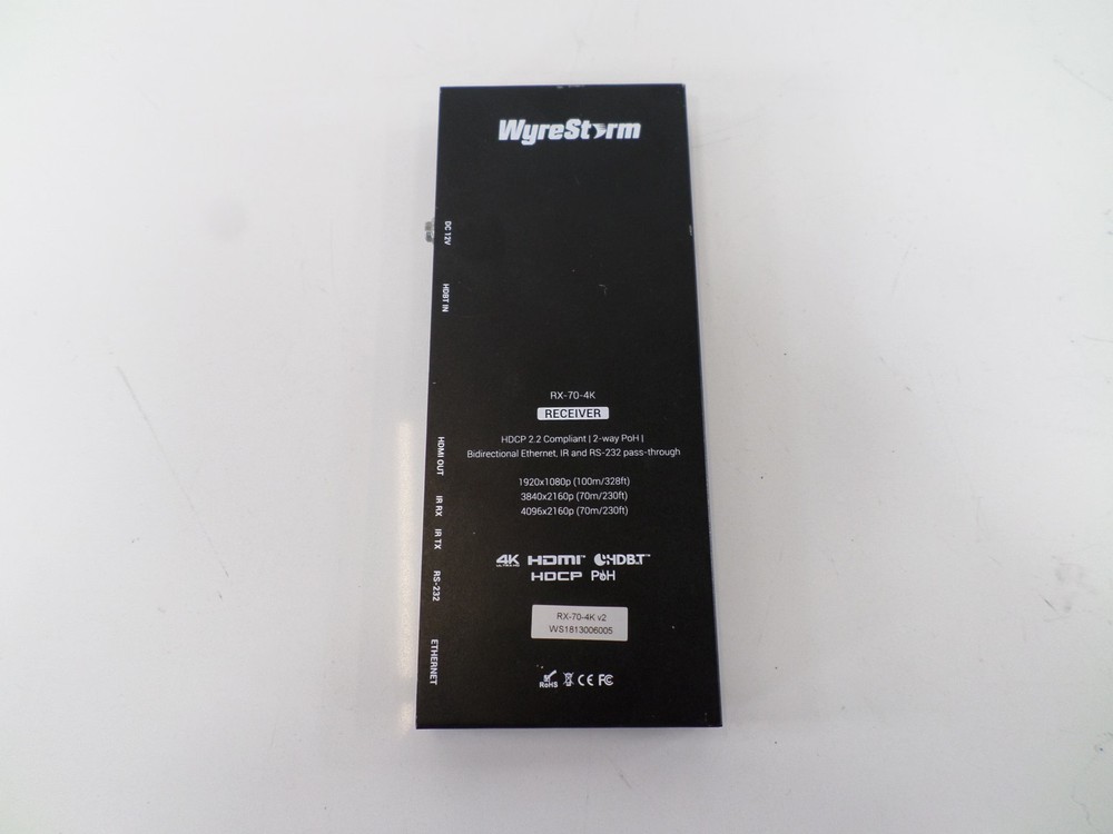 Wyrestorm RX-70-4K HDBaseT Receiver - Tested