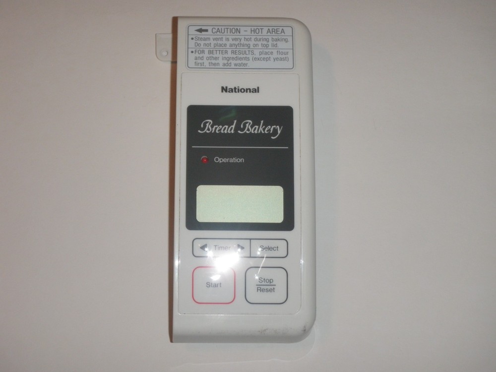 Electronic Control Panel with PCB for National Bread Maker Model SD-BT55N