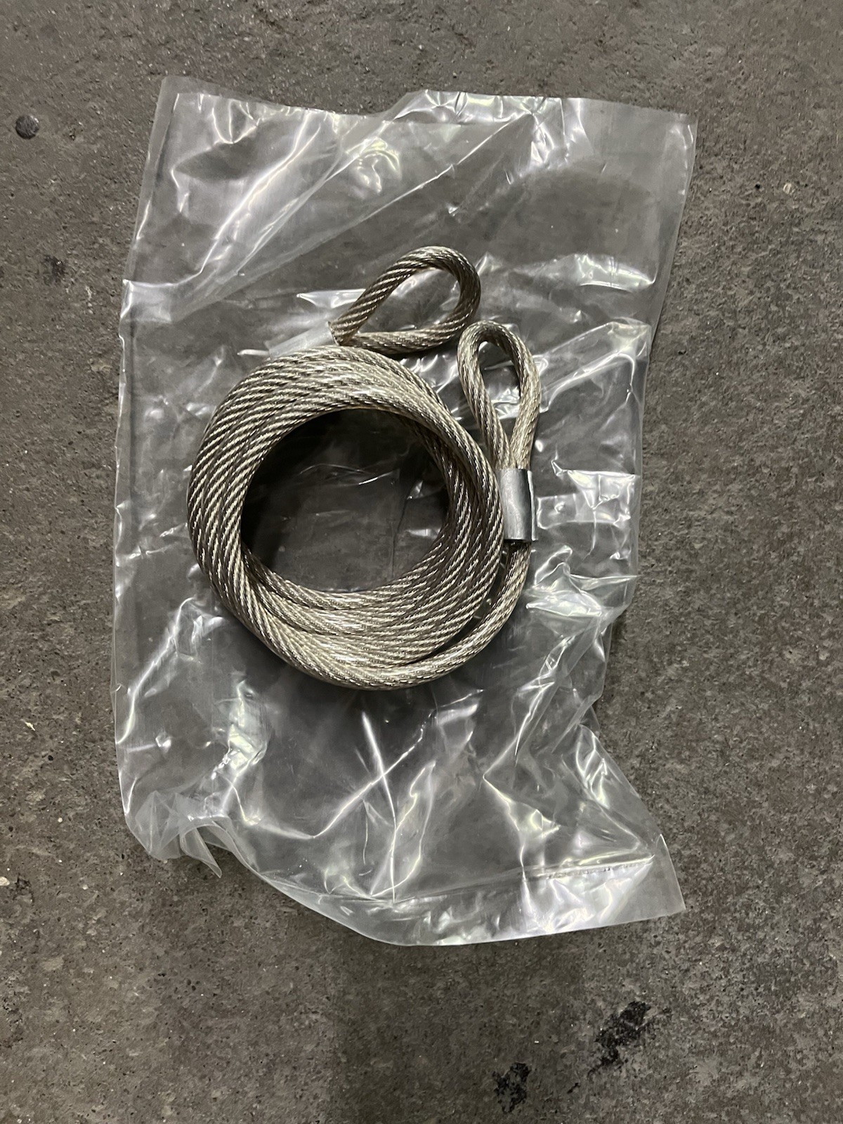 6ft Cable Bike Lock 1/4", GALVANIZED BRAIDED STEEL SECURITY VINYL COATED-NEW