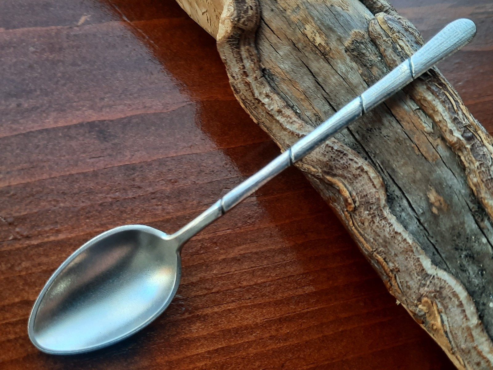 Sterling Silver Gorham Bamboo Demitasse Spoon 1885 Boars Head Date Code