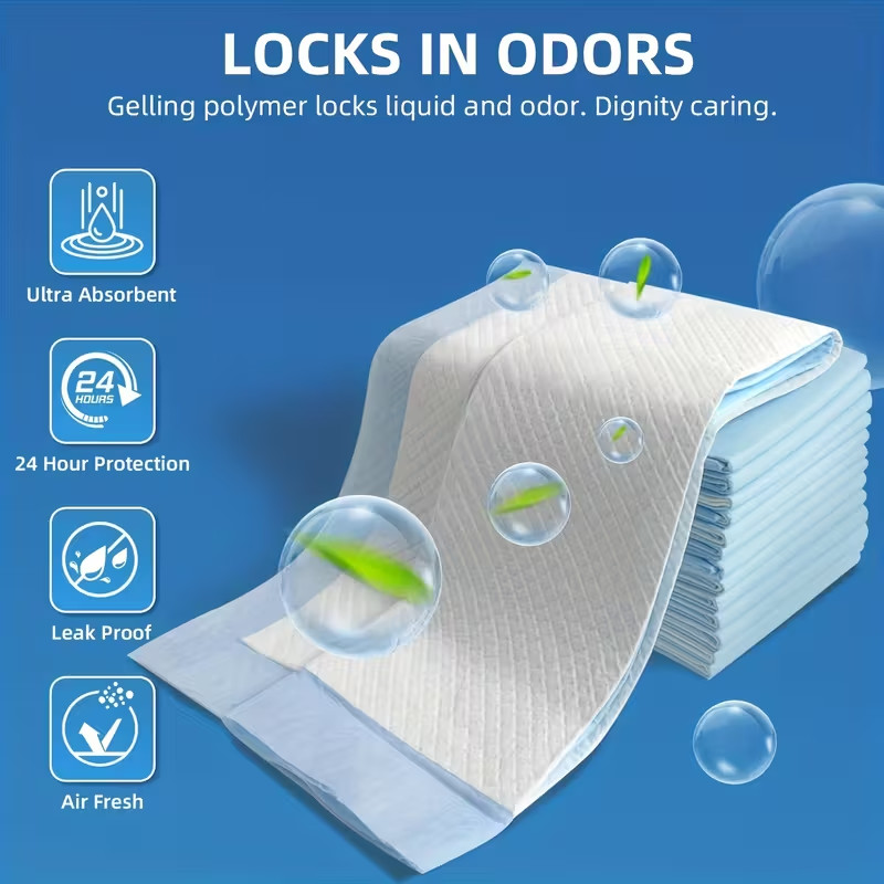 Dog and Puppy Training Pads, X-Large 28x36 inches 100 Count Dog Pee Potty