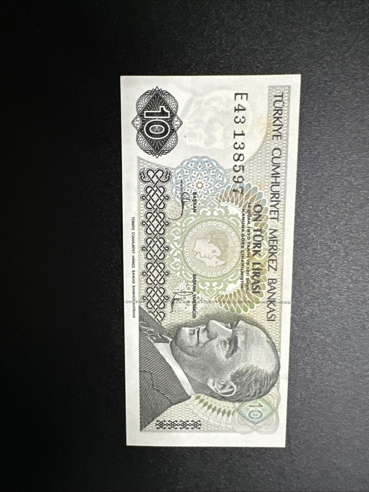 Turkey 10 Lira 1970 Uncirculated