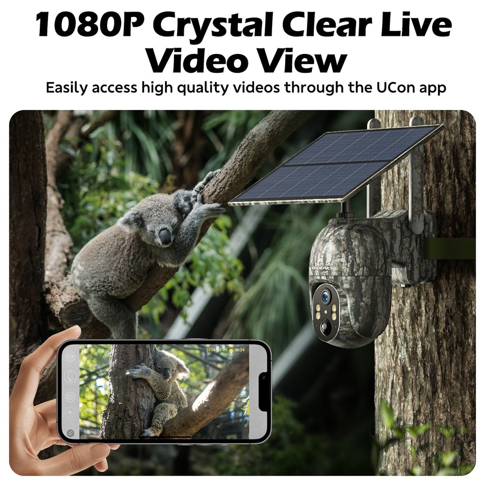 Cellular Trail Camera 3rd-Live View Remote Access Solar Power Game/Deer Camera