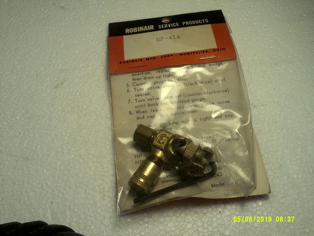VINTAGE ROBINAIR ACCESS FITTING HP-41A