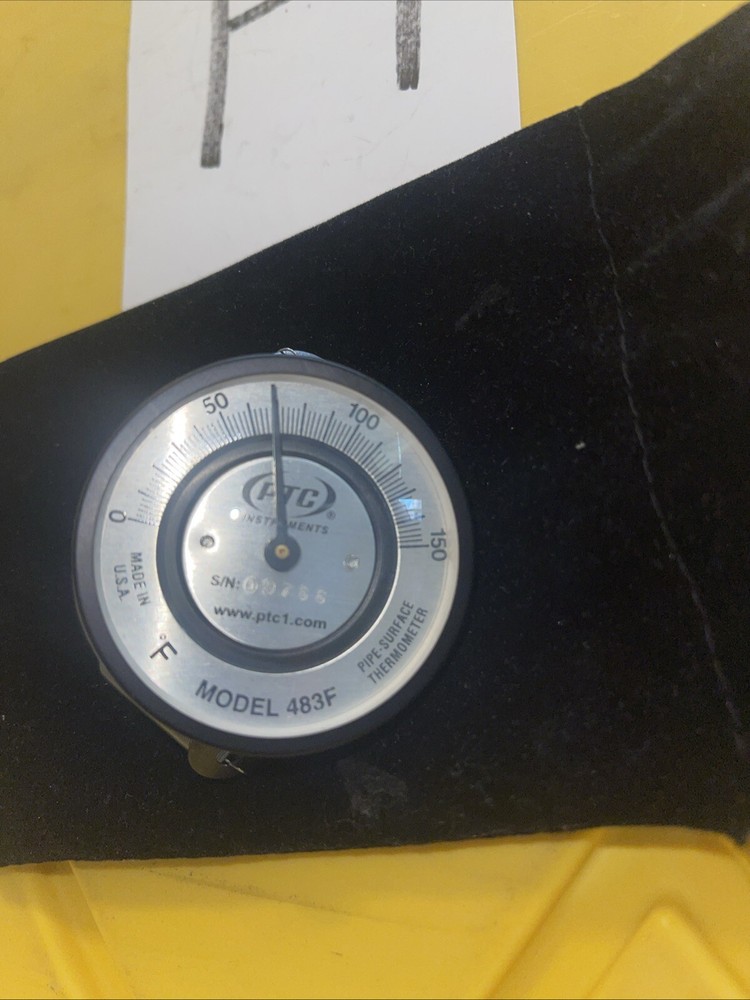 PTC 483F Pipe Surface Spring Held Thermometer