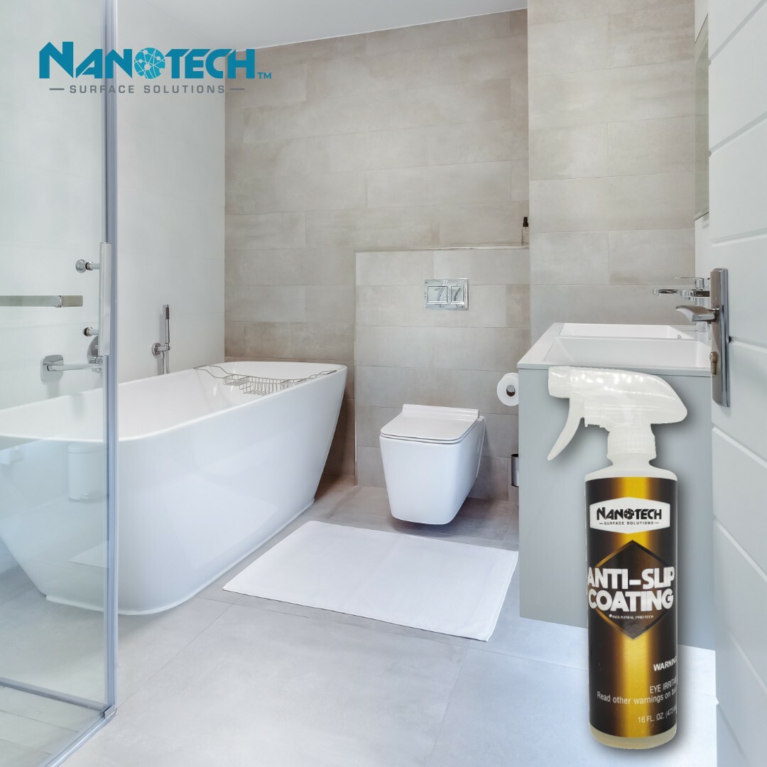 Nanotech Anti-Slip Coating, For Ceramic, Porcelain Tiles, Works in Mins- 16 Oz