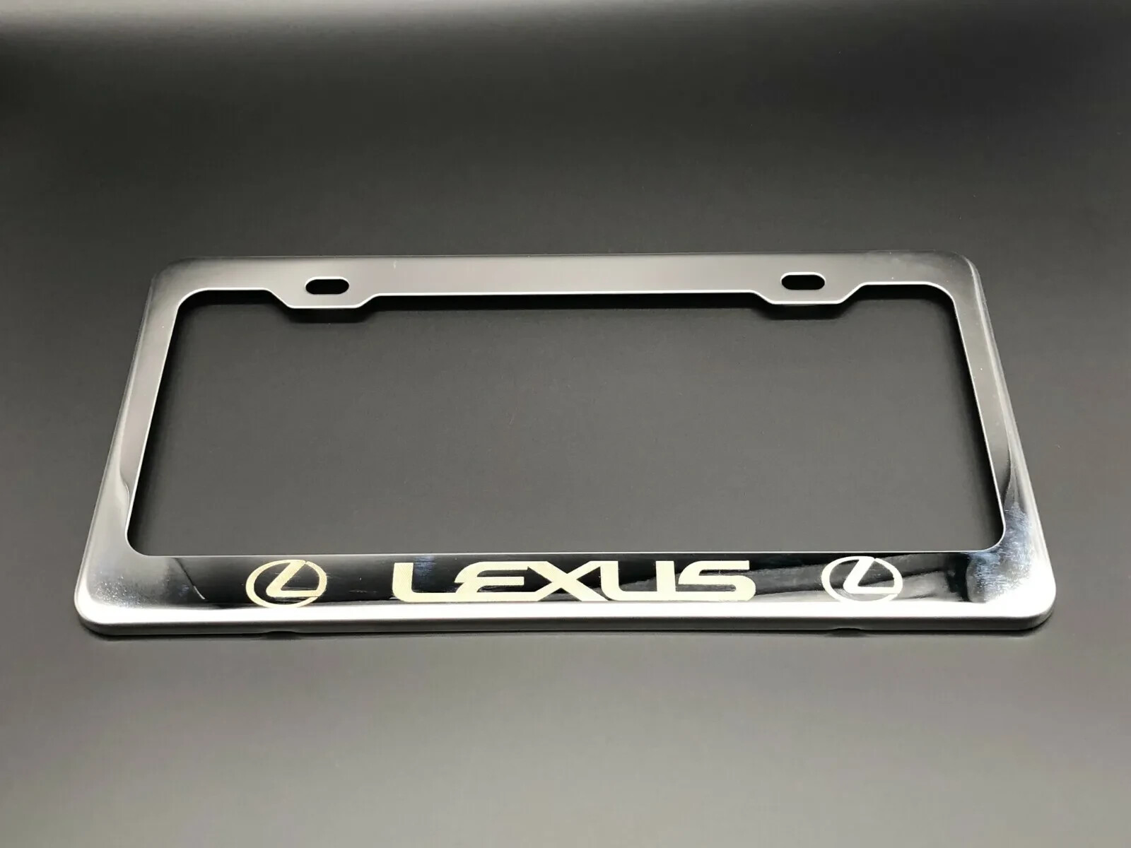 LEXUS LICENSE PLATE FRAME Heavy Duty Stainless Steel with Laser Engraved