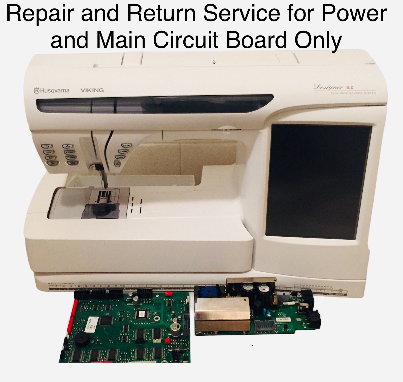 Husqvarna Viking Designer SE Sewing Machine Flashing Light Board -REPAIR SERVICE