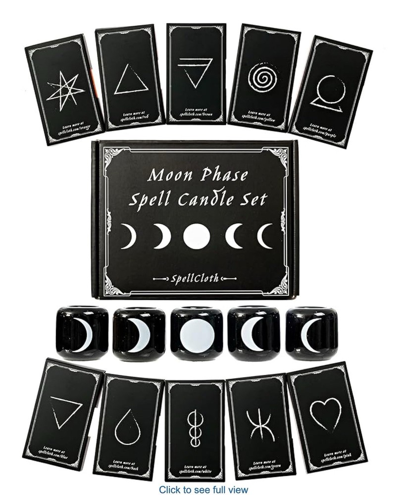 Moon Phase Spell Candle Set Never Opened