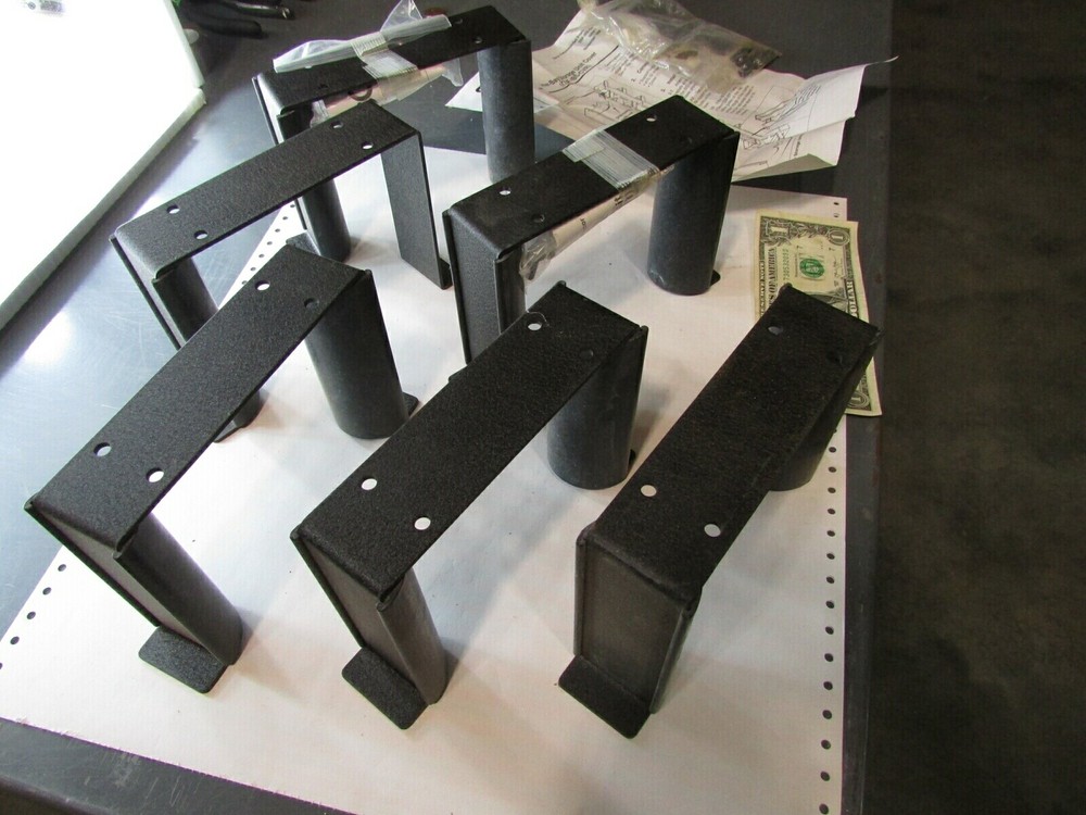 Lot of 6 Siecor Server Cover Panel Brackets, Rack Cabling Chassis Hardware