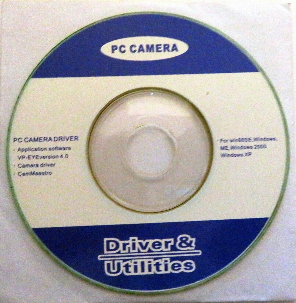 PC CAMERA Driver & Utilities - VP-EYEversion 4.0, CamMaestro, Windows XP