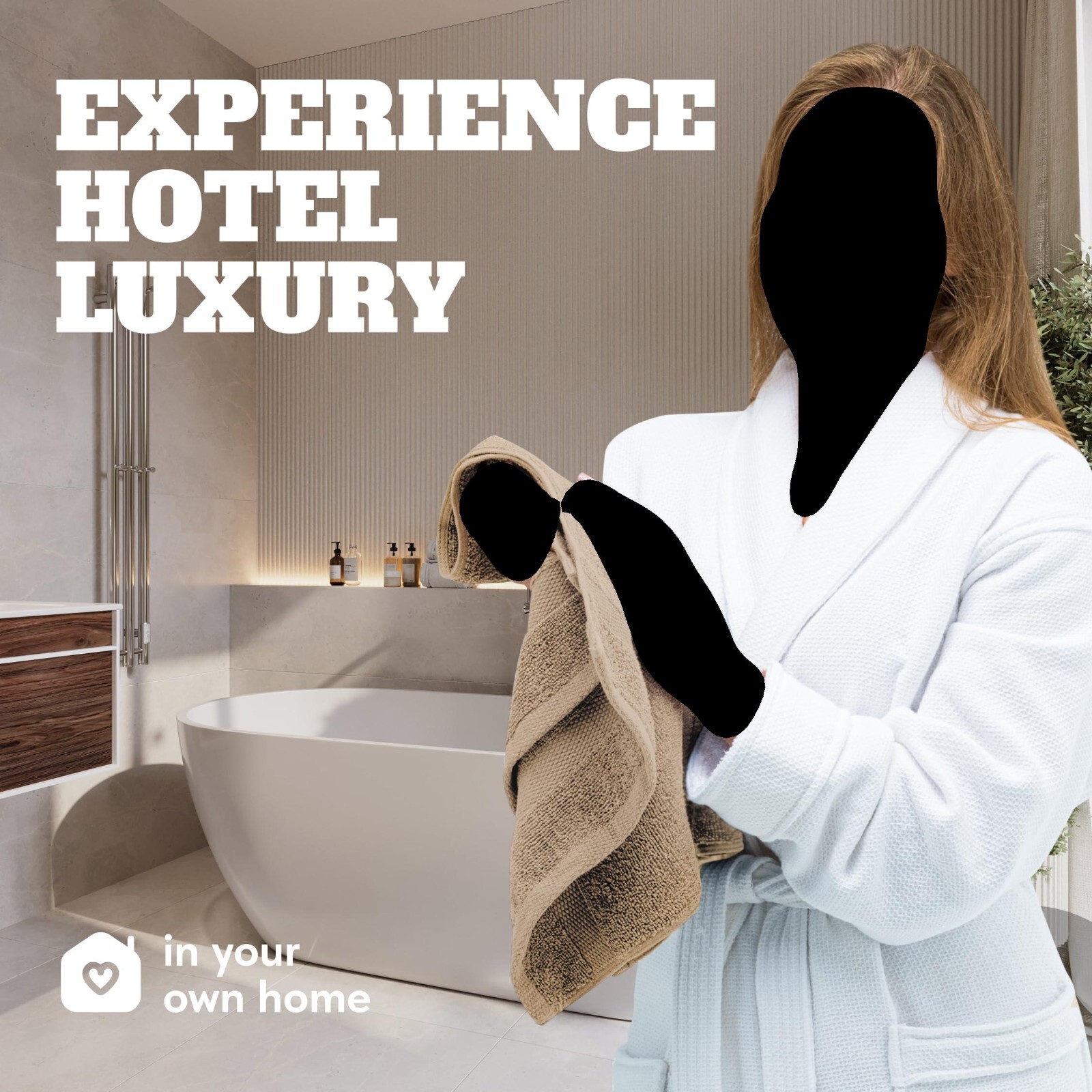 Hand Towels Cotton - Soft & Absorbent - 16x27 Inch - 12 Pack - Taupe Wealuxe