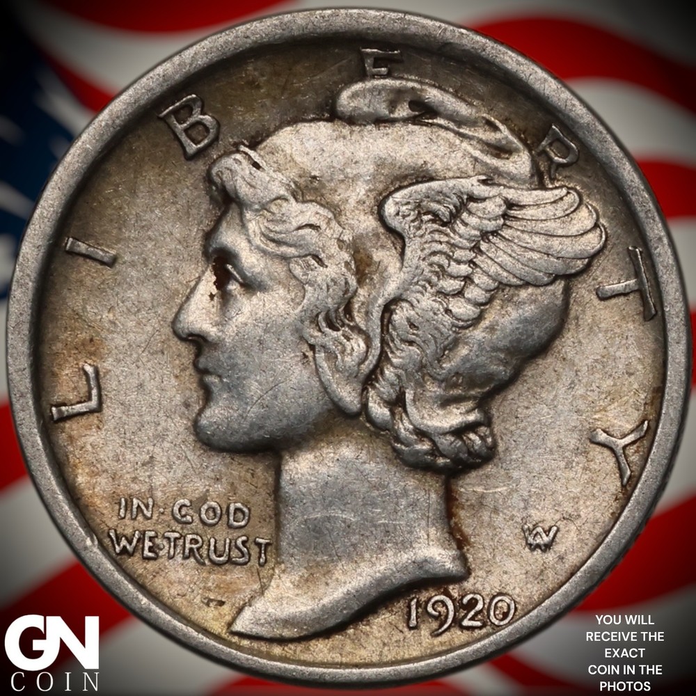 1920 D Mercury Dime A0554