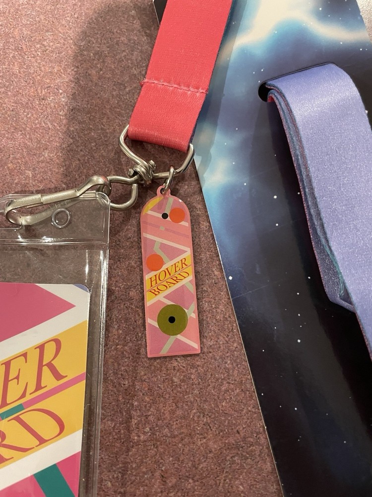 Universal Back To The Future Hoverboard Lanyard. NWT.