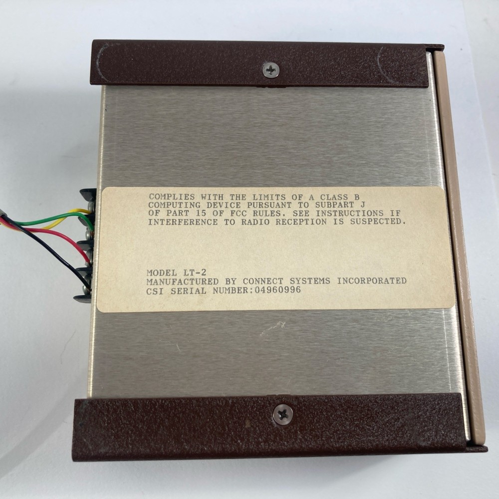 CSI Connect Systems Inc Model LT-2 Type L Trunking Decoder, Untested