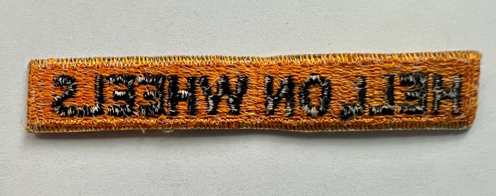 Hell On Wheels Tab 2nd Armor Division Patch US Army, Cut Edge