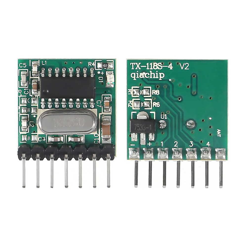 6 PCS 433mhz Wireless RF Transmitter Receiver 4 Channel Link Kit 1527 Code