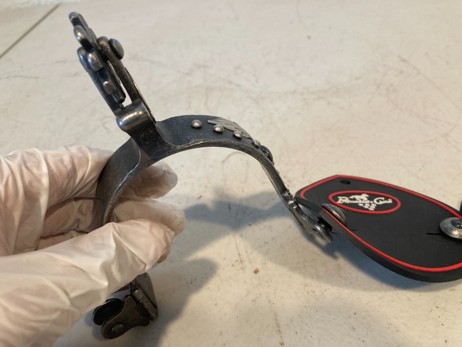 Professional's Choice Lady Floral Silver Mounted Western Show Spurs ~ PCSP-130