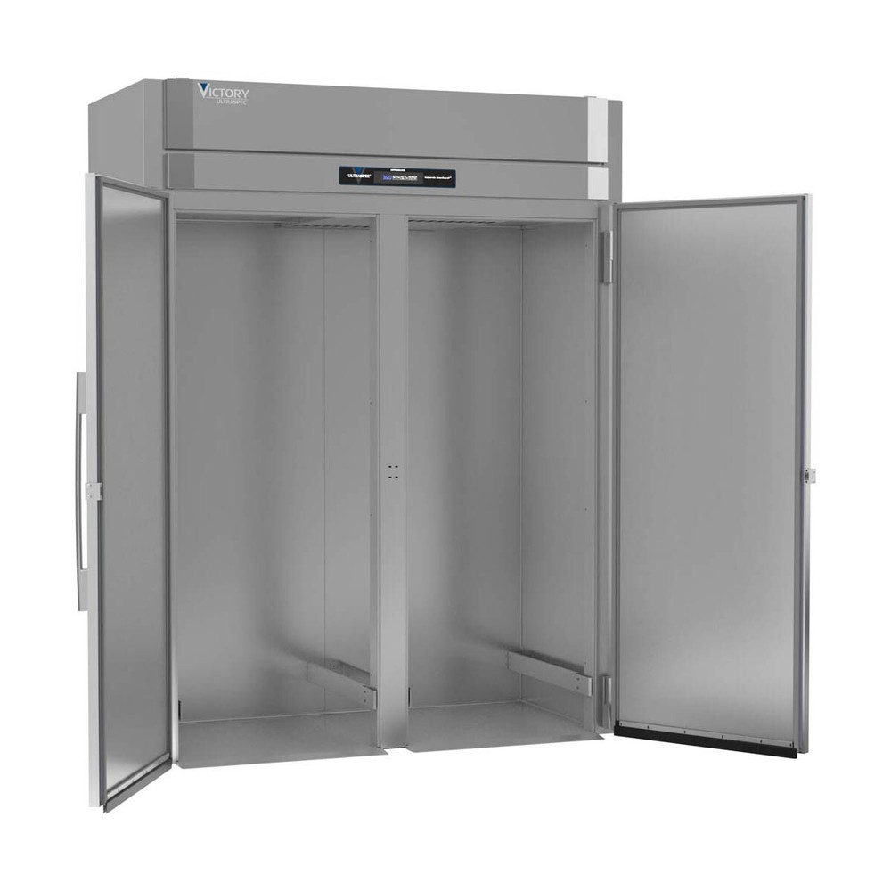 Victory RIS-2D-S1-XH-HC 68" Solid Door Roll-In Refrigerator, 2 Section, 77.35...