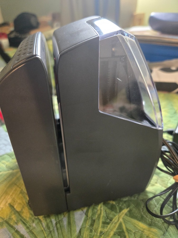 Lathem 1500E Electronic 18 Print Format LCD display Atomic Time Clock TESTED