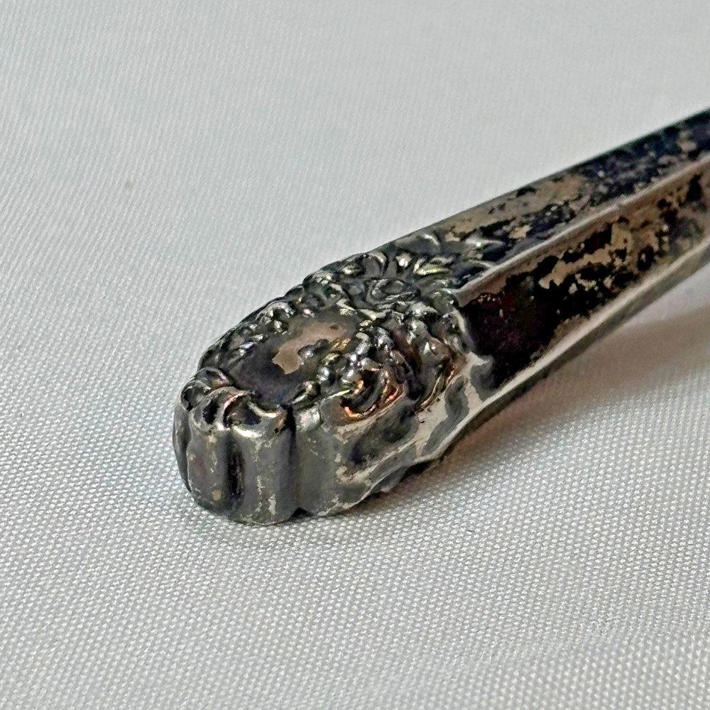 Antique Foster & Bailey Button Hook Sterling Silver Handle Lace Puller