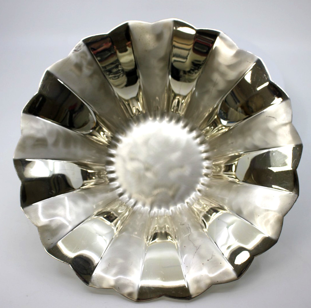 WMF IKORA Silverplate Footed Bowl Germany 9.25"in diameter
