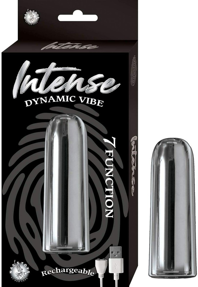 NASSTOYS INTENSE DYNAMIC VIBE 7 FUNCTION VIBRATOR NEW SILVER