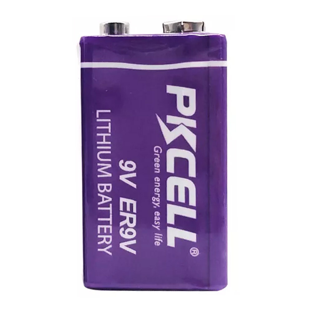 PKCELL ER9V Lithium Batteries 9V Battery Bulk 1 PC