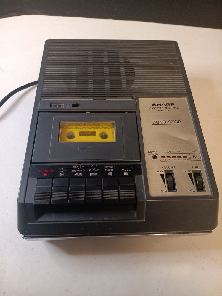 Vintage Sharp RD-767AV Cassette Player/Recorder