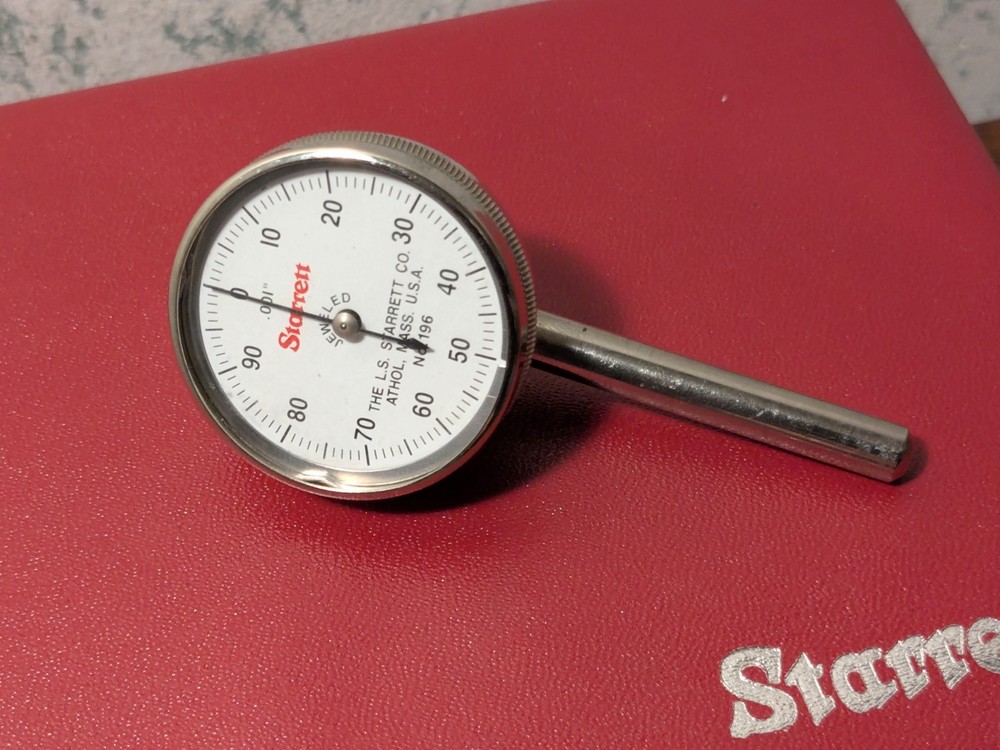 STARRETT UNIVERSAL DIAL TEST INDICATOR SET NO 196AZ