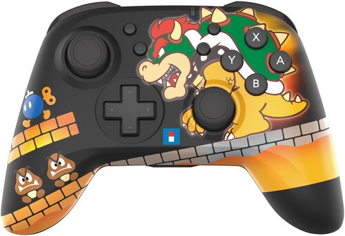 Switch Accessory: Wireless Controller - HORI-Pad - Bowser: Officially Licensed b