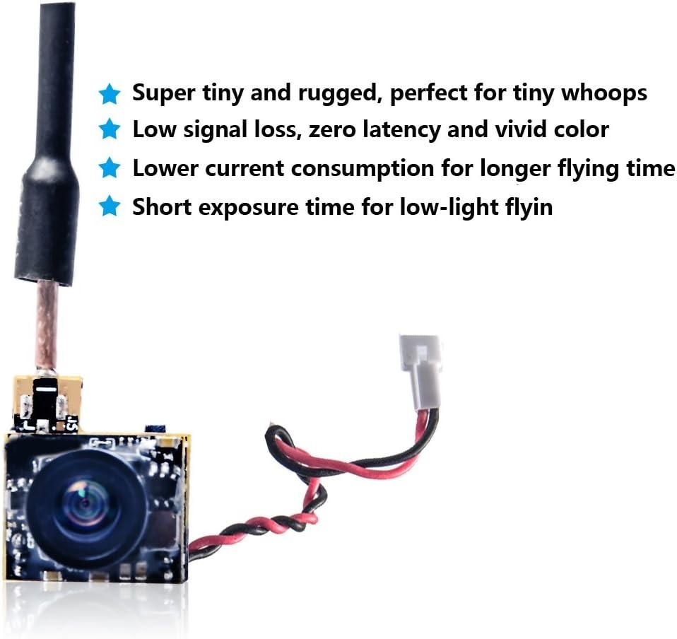 All-in-One FPV Camera and Transmitter with Easy Installation for Racing Drones