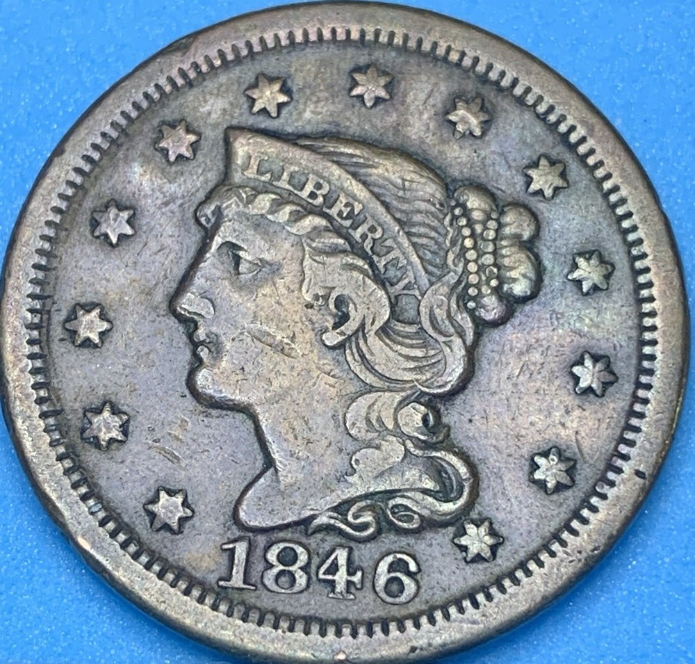 1846 Large Cent - Early American Copper