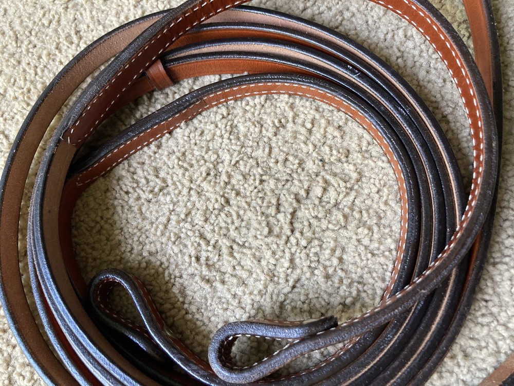 7.5” Leather Split Western Reins