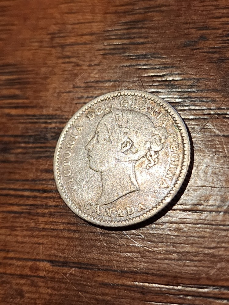 1888 Canada 10 Cents Silver Coin