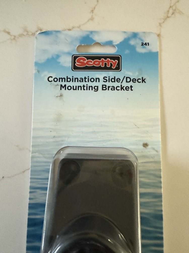 Scotty 241-Bk 241 Combination Side Or Deck Mount Black