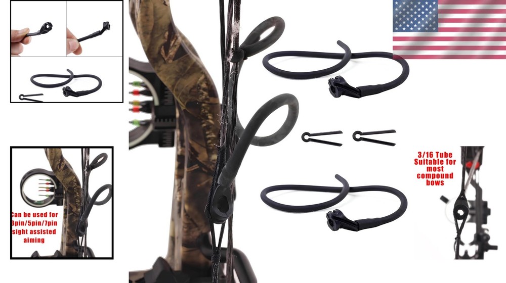 Complete Archery Bowstring Kit: Peep Sight, Separator Tool & Serving Thread