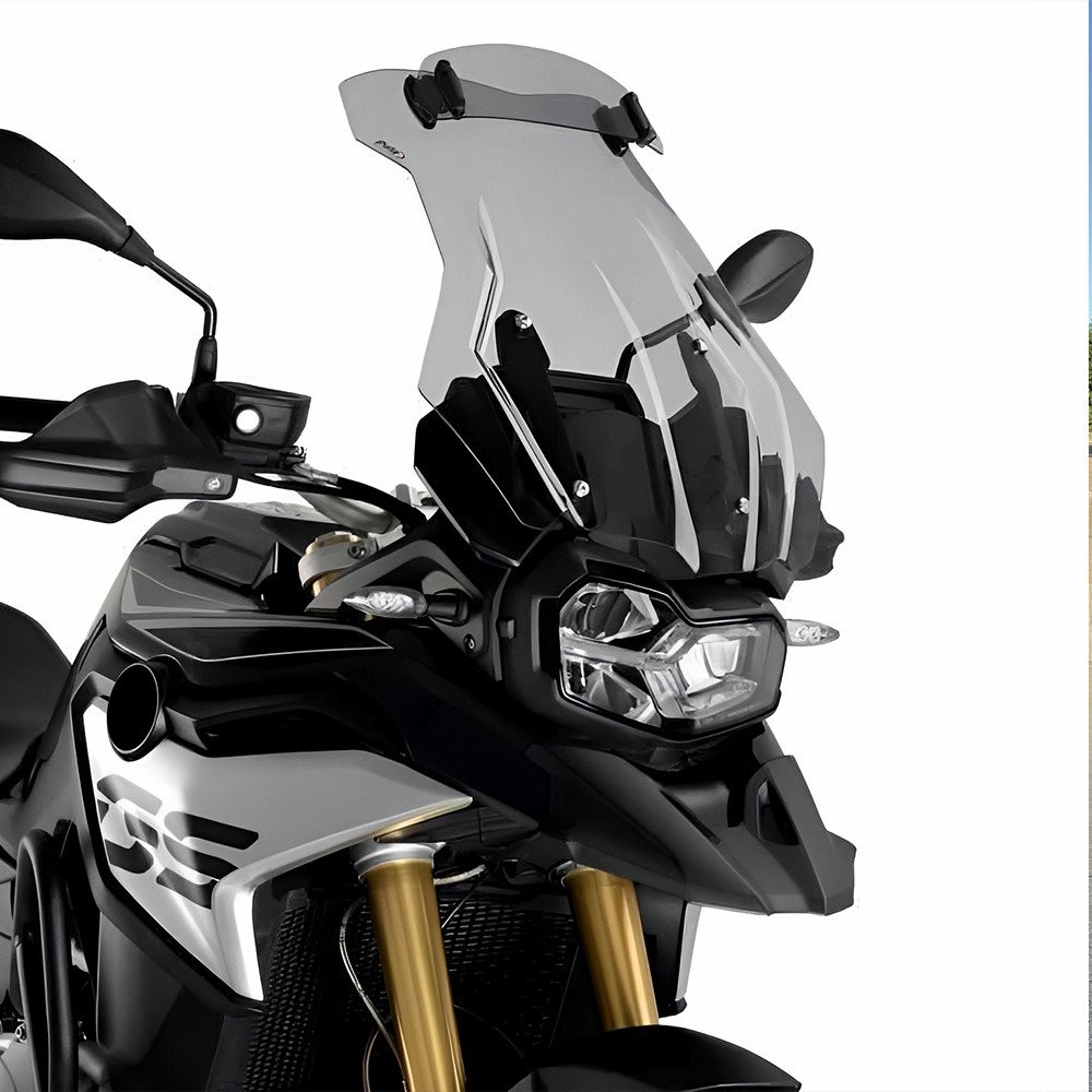 Universal Motorcycle Wind Windshield Screen Deflector Extension Spoiler Clip On