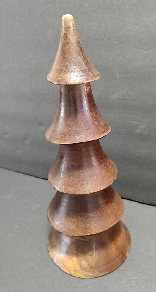 Christmas Tree 12" Solid Wood Tabletop or Mantel Rustic Charm